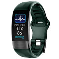 Smart health monitoring bracelet with ECG tracking on adjustable wrist strap