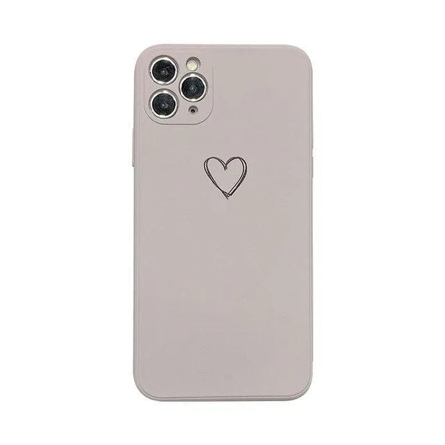 Silicone back cover phone case for Apple iPhone in multiple colour options.