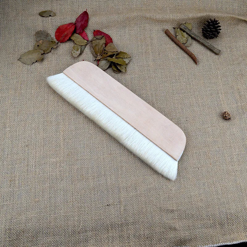 Wool brush art mounting tool available in 8 10 12 and 14 inch sizes for paint and paste