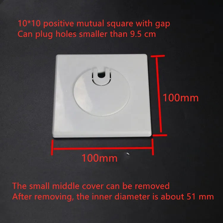 ABS plastic decorative sticker covering rings with 3M adhesive for wall hole concealment