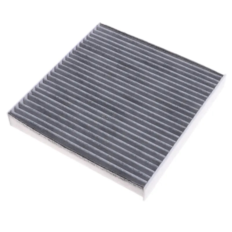 Grey air conditioning filter element for Geely cars, dimensions 215x210x30mm