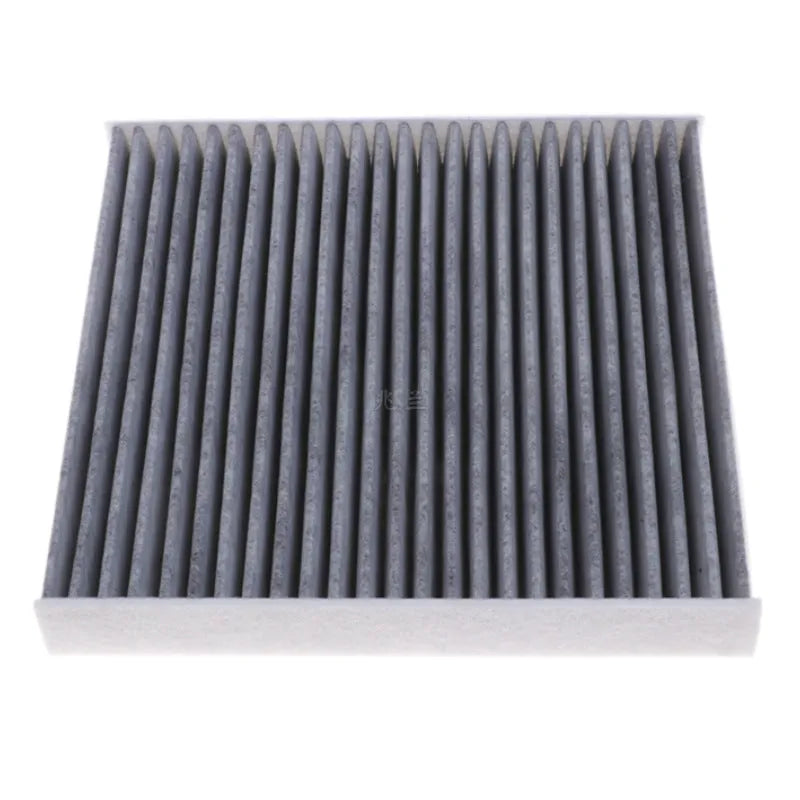 Grey air conditioning filter element for Geely cars, dimensions 215x210x30mm