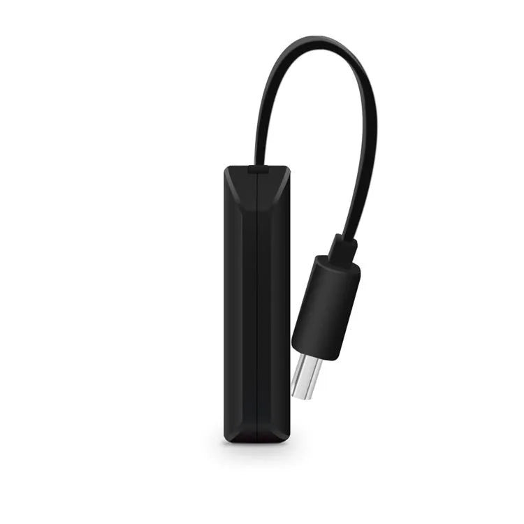 Black USB smart phone TV dongle with HDMI connector for 1080p screen sharing