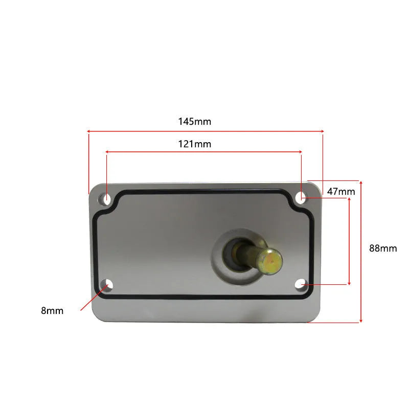 Silver aluminium alloy quick short rod shift lever kit for Horton vehicles