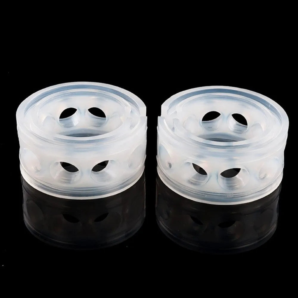 Transparent rubber buffer springs for car suspension with six size options