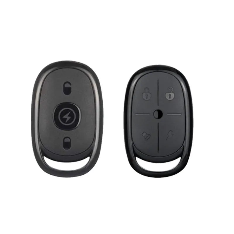 Black ABS 433MHz wireless copy remote control body with 3 keys and compact design