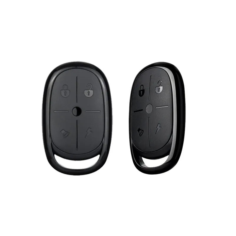 Black ABS 433MHz wireless copy remote control body with 3 keys and compact design