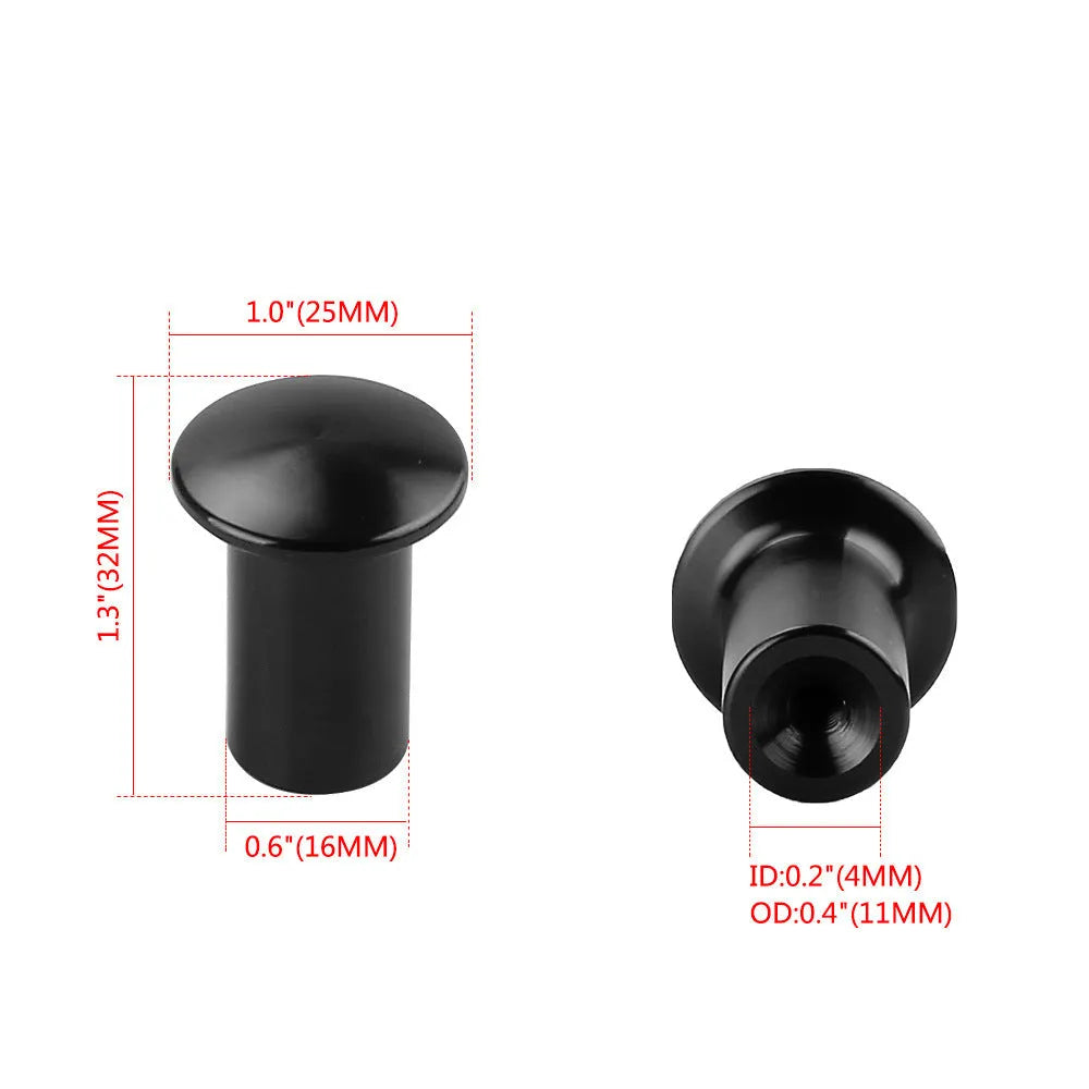 Aluminium alloy drift style handbrake cap for car modification in five colour options