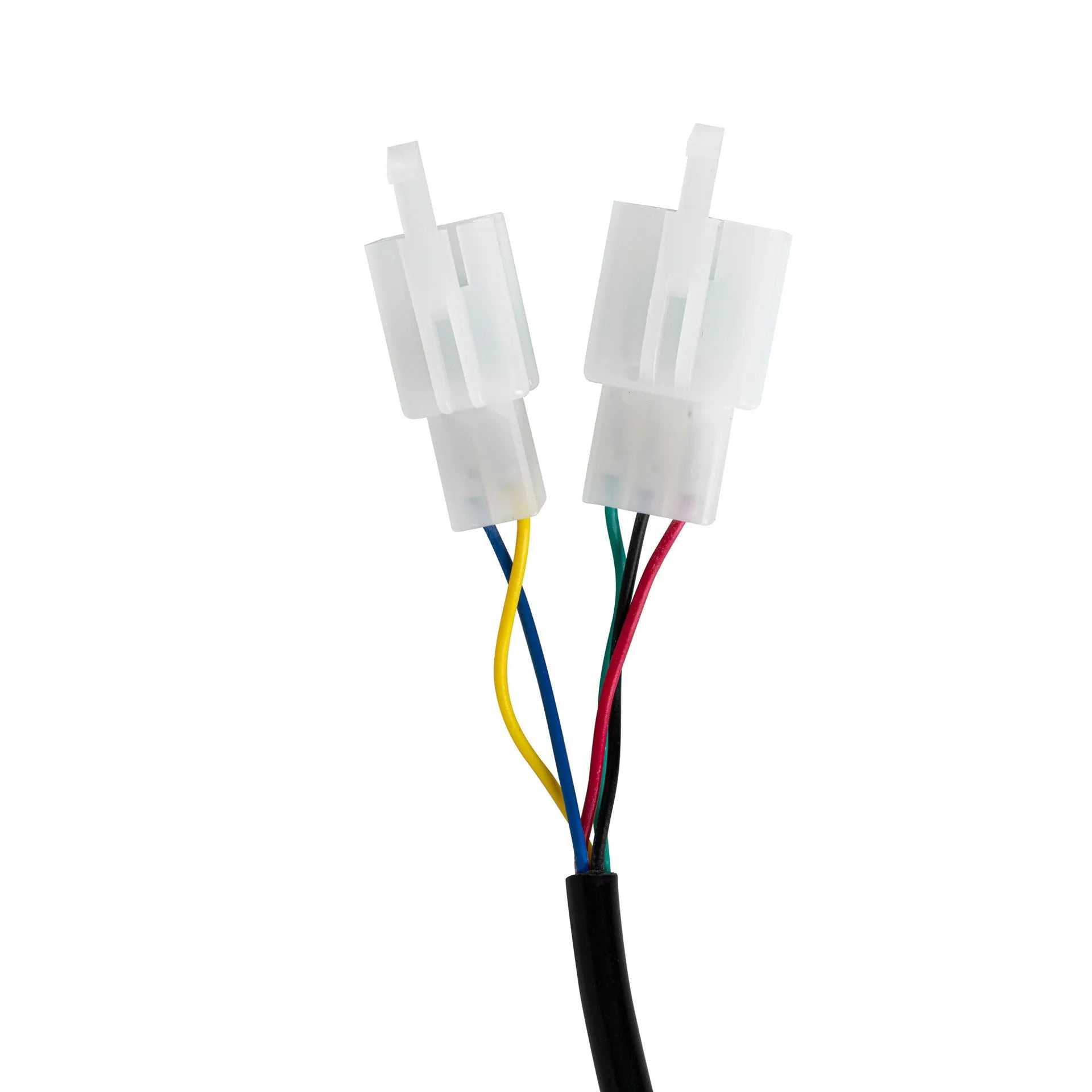 Electric vehicle handlebar replacement section in blue, red, silver or yellow colours with 5-core wiring