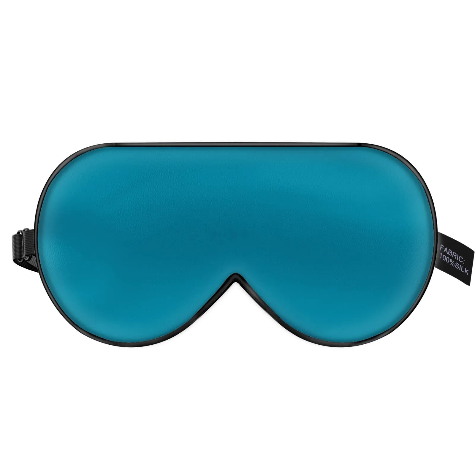 Double-sided mulberry silk sleep mask showing embroidered print in a selection of its 22 colour options.