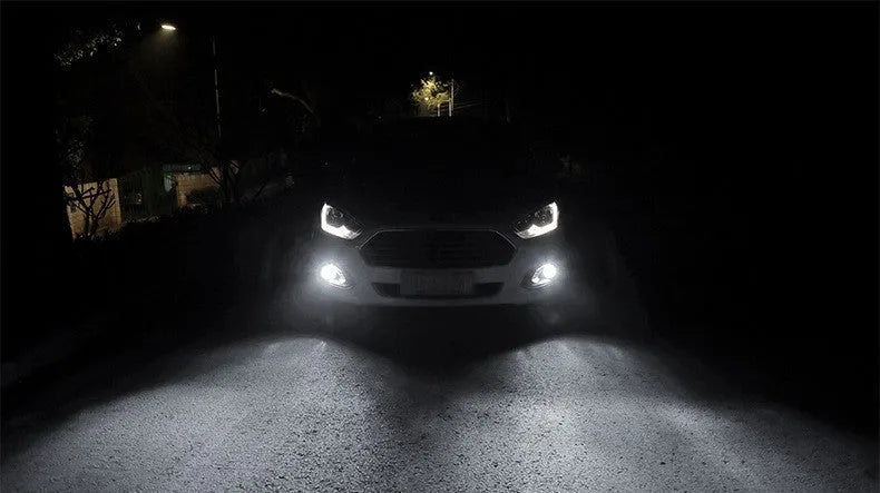 H11 H8 CSP 80W high-power LED automotive front fog lamp with aviation aluminium housing