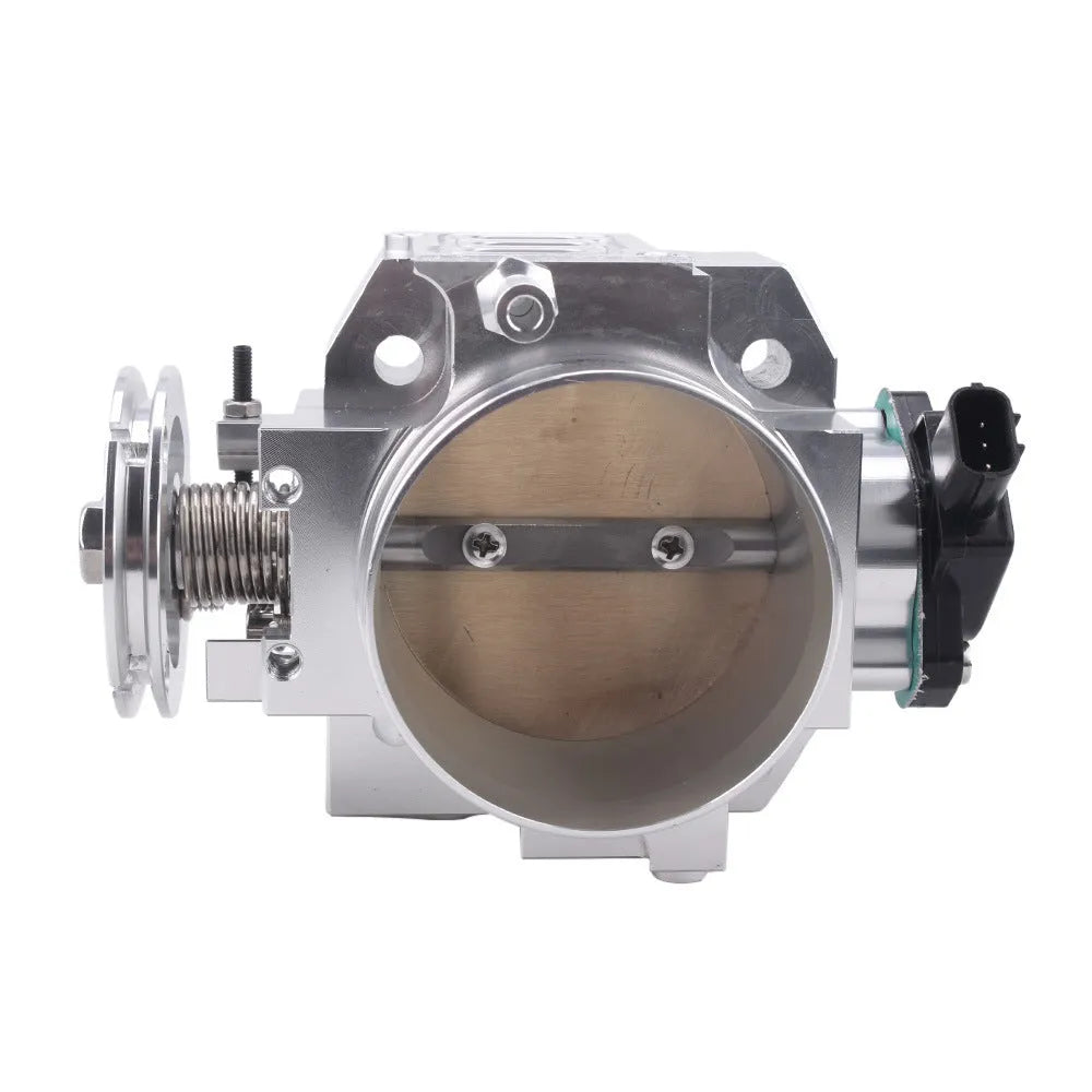 Aluminium throttle body for Honda K20A car modification in black or silver finish