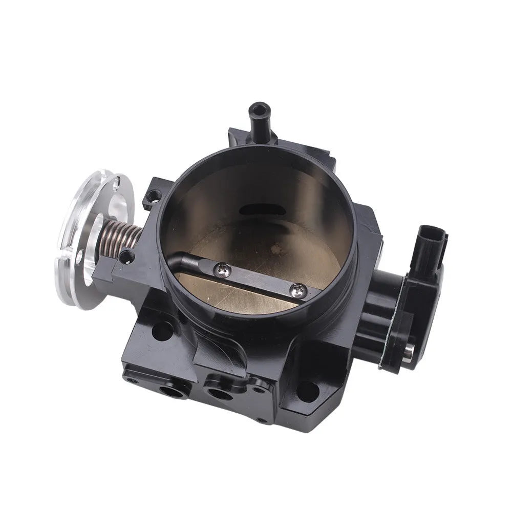 Aluminium throttle body for Honda K20A car modification in black or silver finish