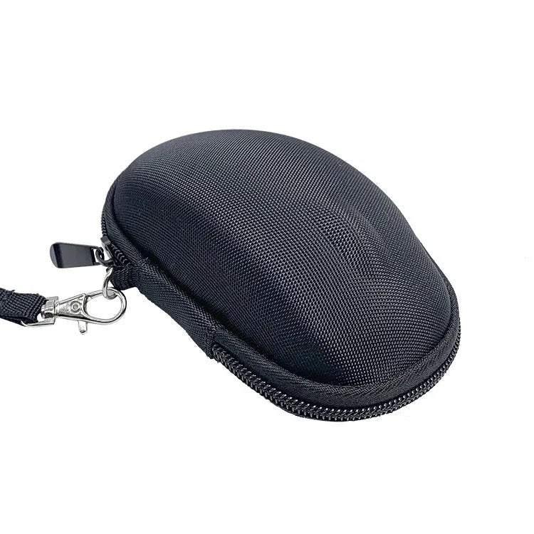 Black mouse protection sleeve case for Logitech M720 with grey interior
