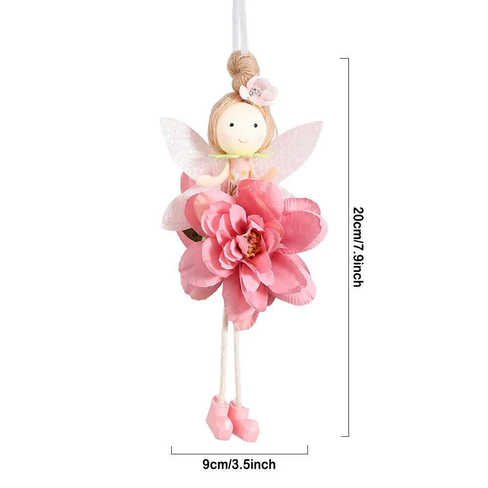 FARCENT Cute Elf Easter Party cloth pendant in dark pink, pink, green, and yellow colour options.