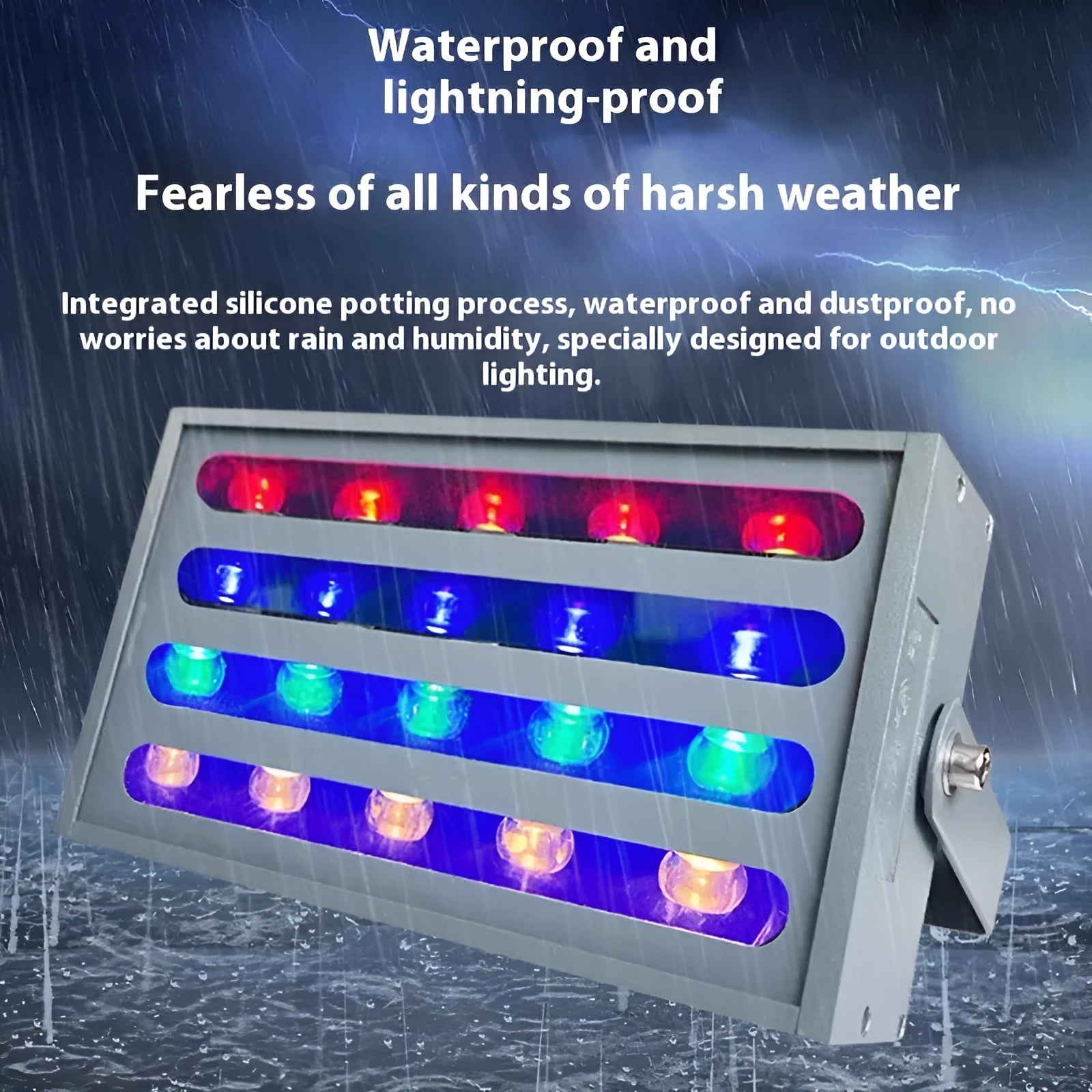 LED Rainbow Tree Lamp outdoor waterproof RGB projection spotlight with aluminium alloy shell