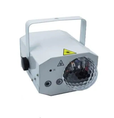 Black or white LED laser magic fan projection lamp for stage and party lighting