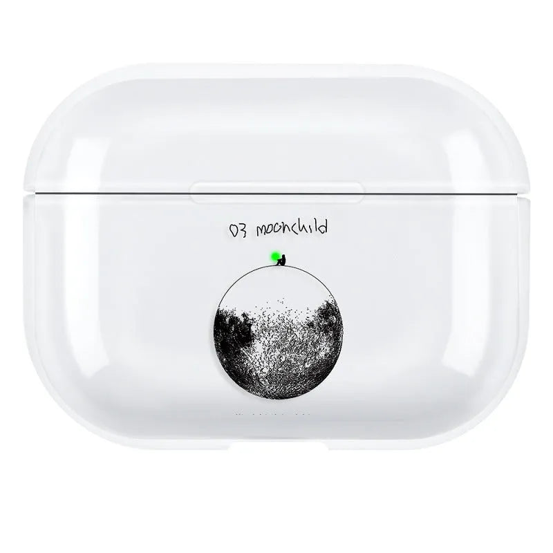Solid colour PC protective shell cover for Apple AirPods Pro 3 charging case