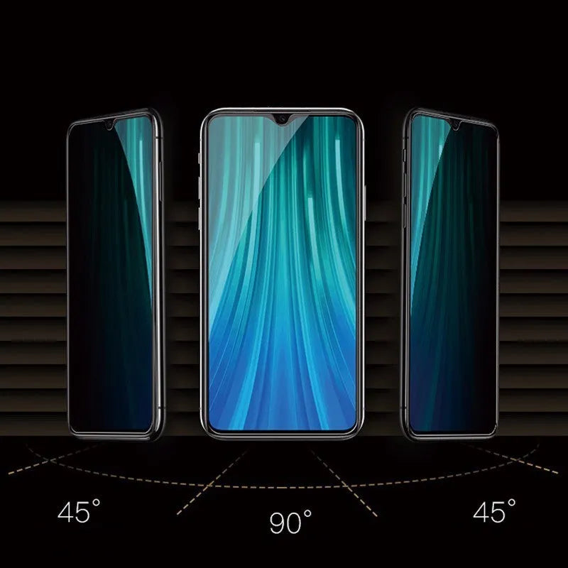 Xiaomi Redmi Poco anti-spy privacy screen protector with minimalist design