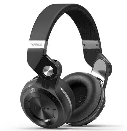 Bluedio T2 Plus wireless Bluetooth headset in blue colour with on-ear design
