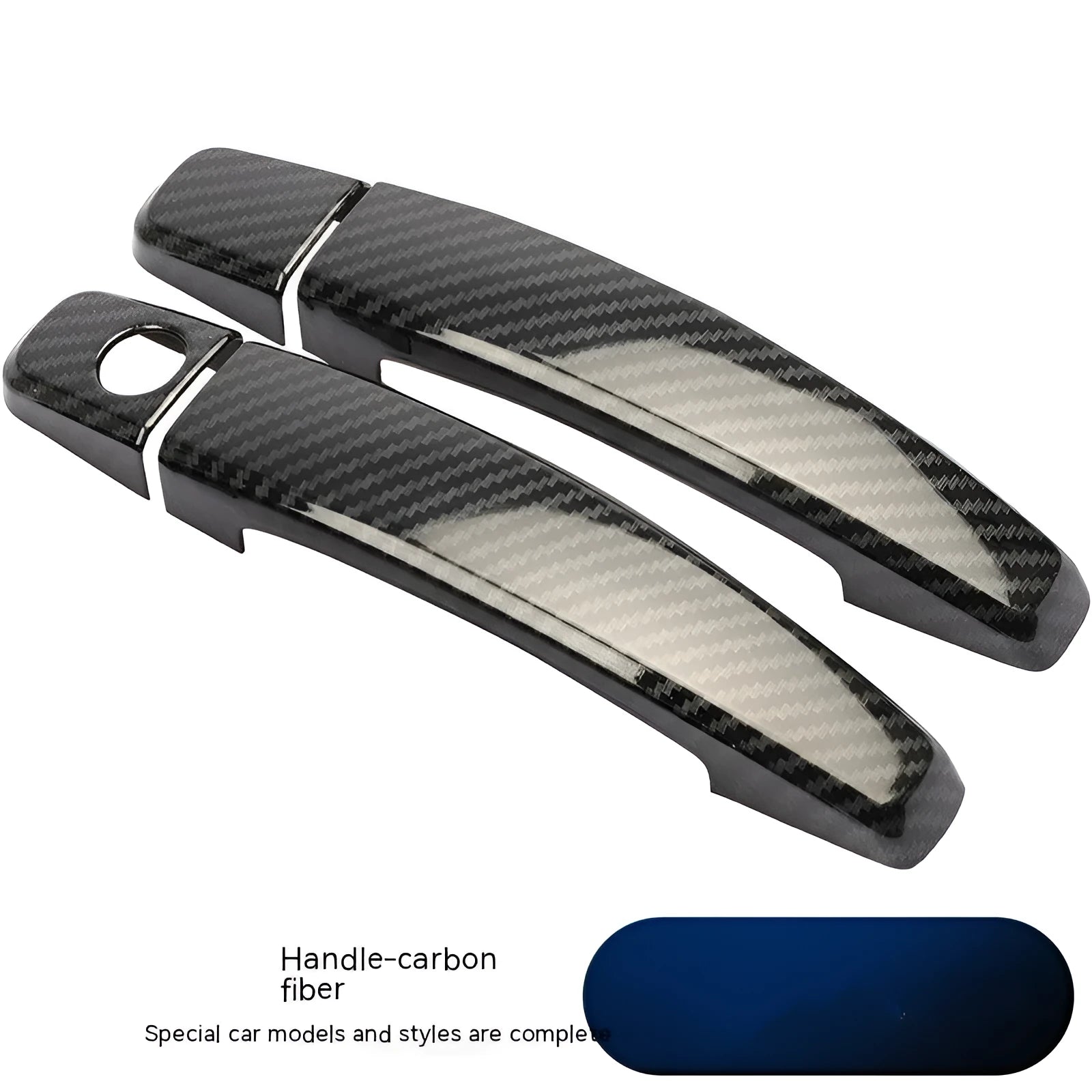 Carbon fibre door handle cover for Opel Vauxhall Astra H J 2004-2015 in Classic Cruze colour