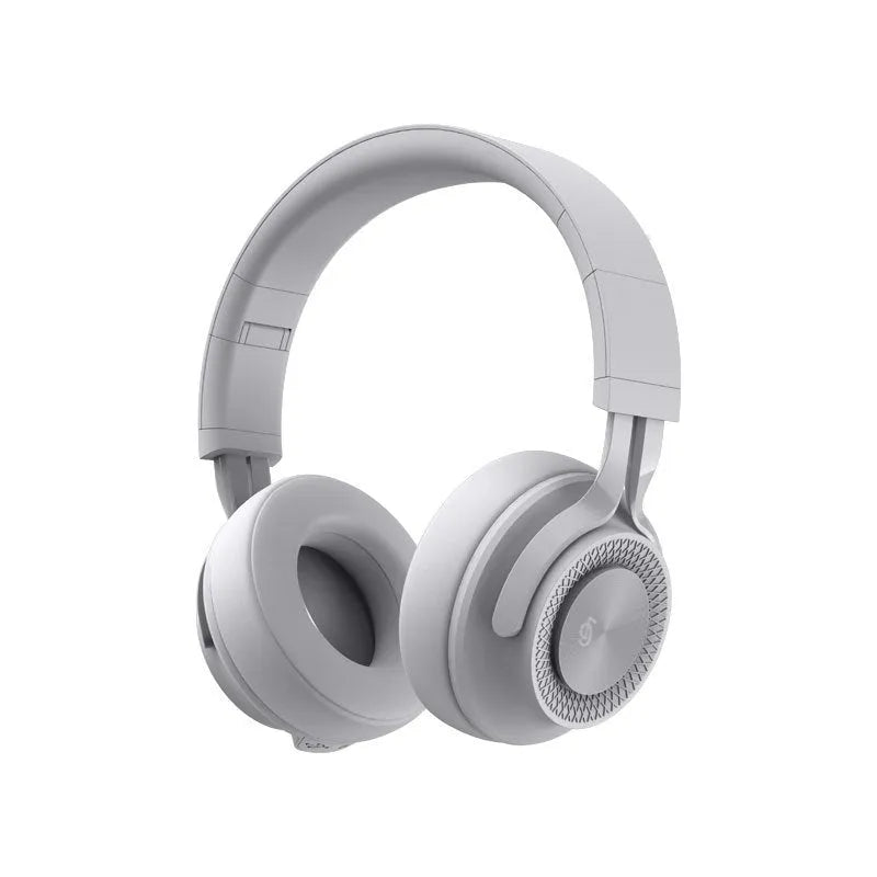 Sports wireless Bluetooth headset in red, grey, green, or black colours showing earpiece design