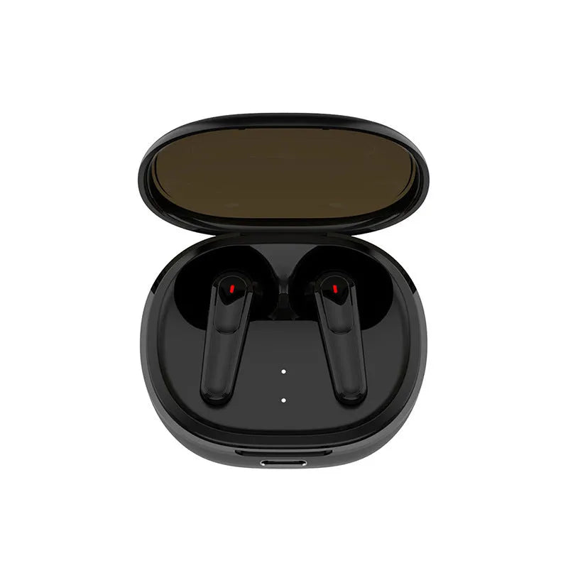 Black PRO30 Bluetooth in-ear headphones with noise reduction feature