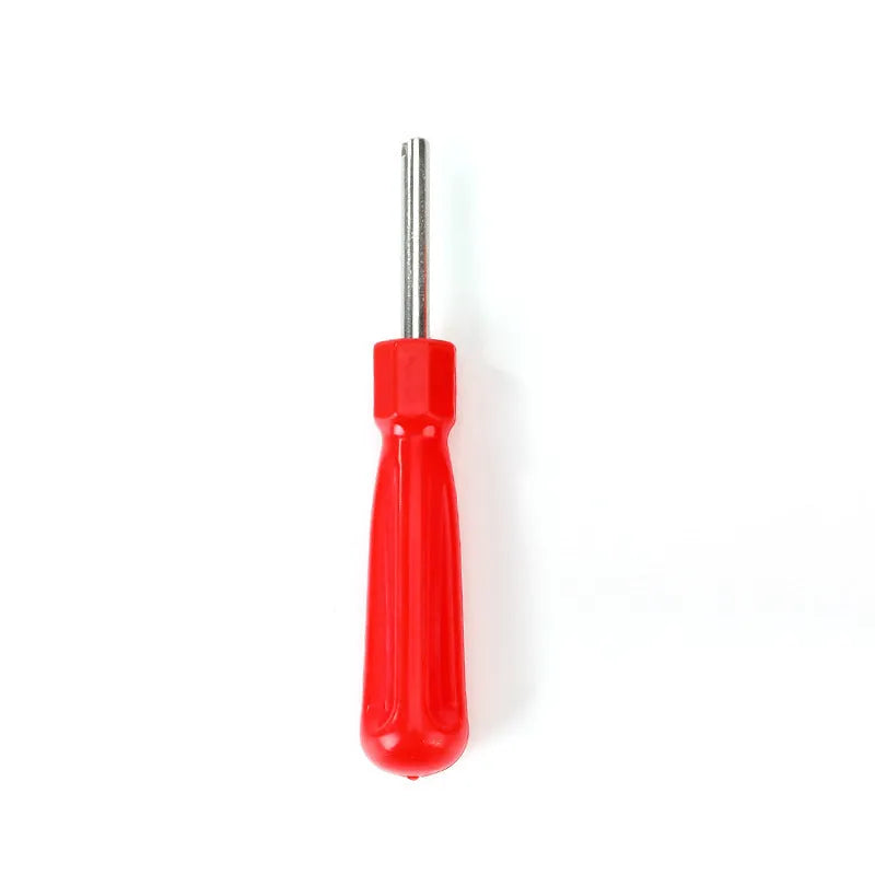 Single-head aluminium alloy twist valve wrench tool in one of three colour styles.