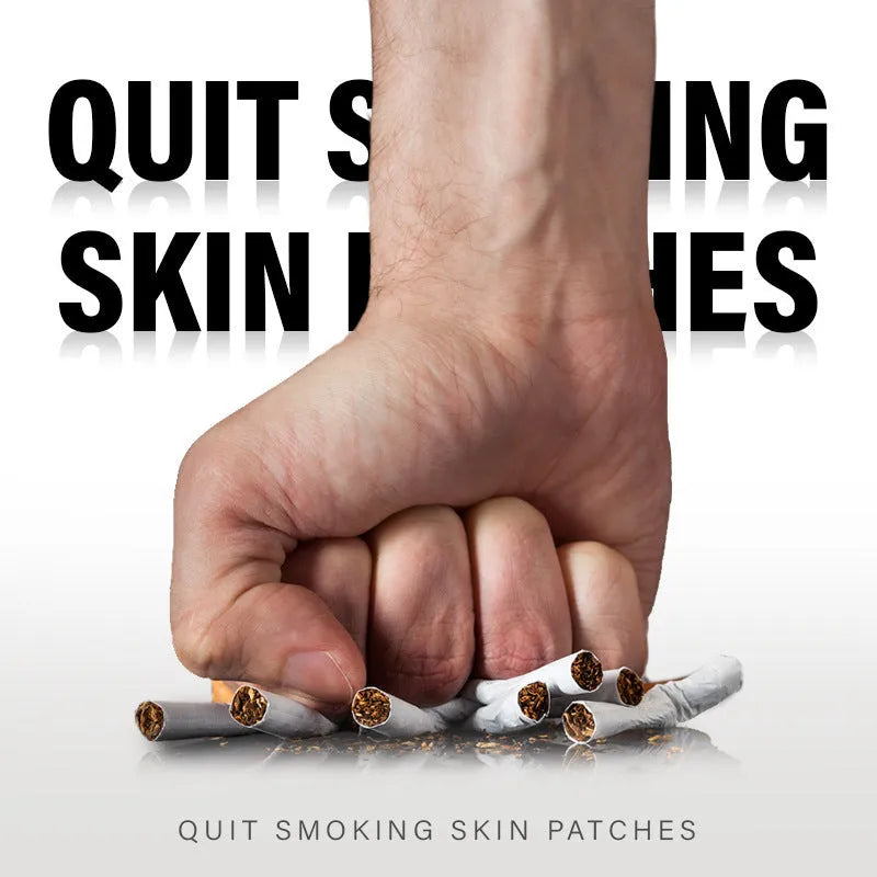 Box of 30 plant extract nicotine patches for smoking cessation with transdermal delivery system
