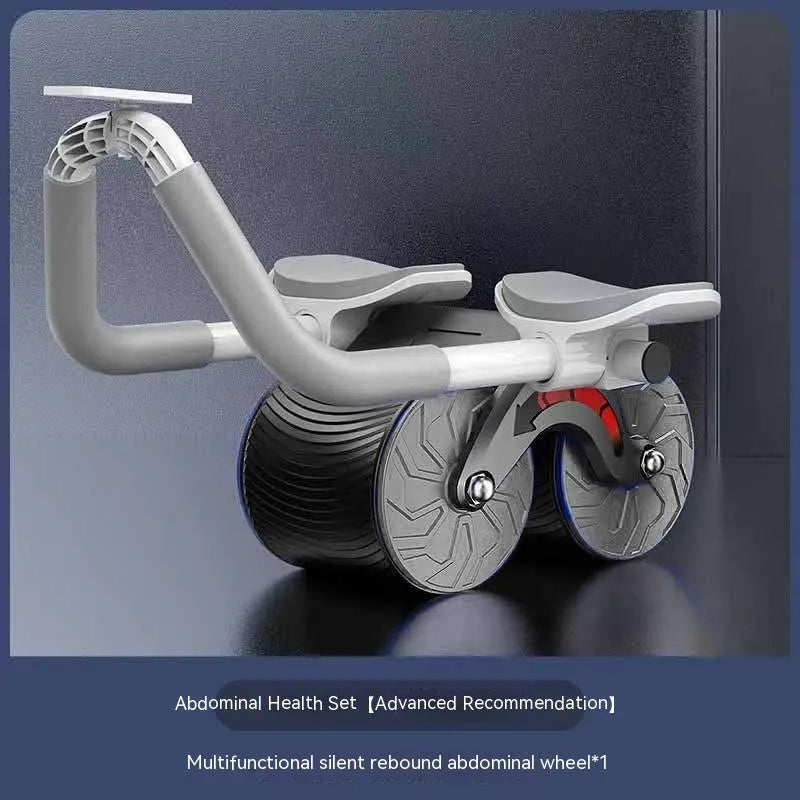 Automatic rebound abdominal wheel with 10cm wide ABS PVC construction beside lock edge NBR yoga mat