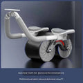 Automatic rebound abdominal wheel with 10cm wide ABS PVC construction beside lock edge NBR yoga mat