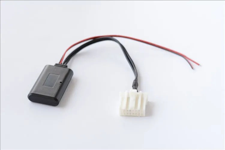 Black Bluetooth audio adapter cable for Mazda cars with AUX port, compatible with models from 2006.