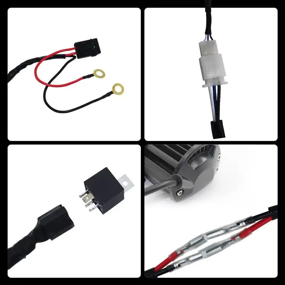 One Drag Two 2 metre silicone wiring harness for automotive LED lights