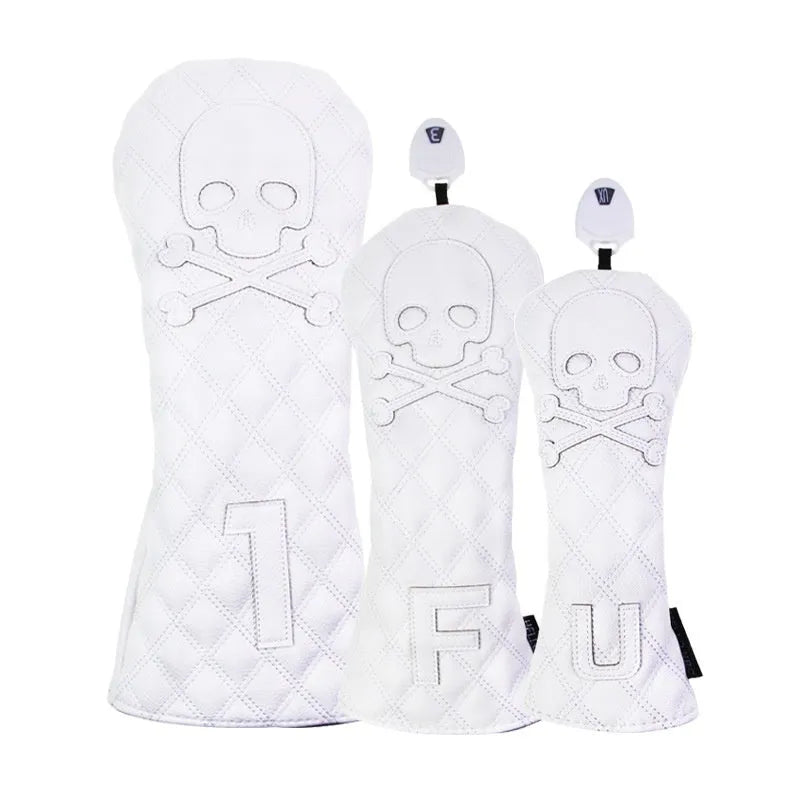 Black and white golf waterproof wooden pole protective cover for sports equipment