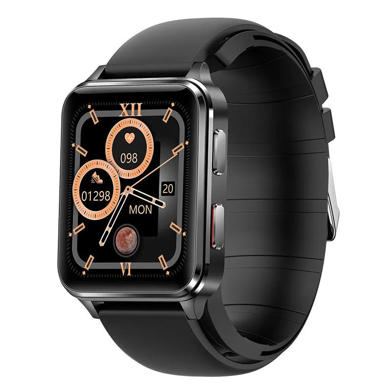 Air Type multi-sport watch with 1.70 inch screen on a blue silicone wristband