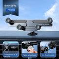 Aluminium alloy car phone mounting bracket for dashboard or air vent installation