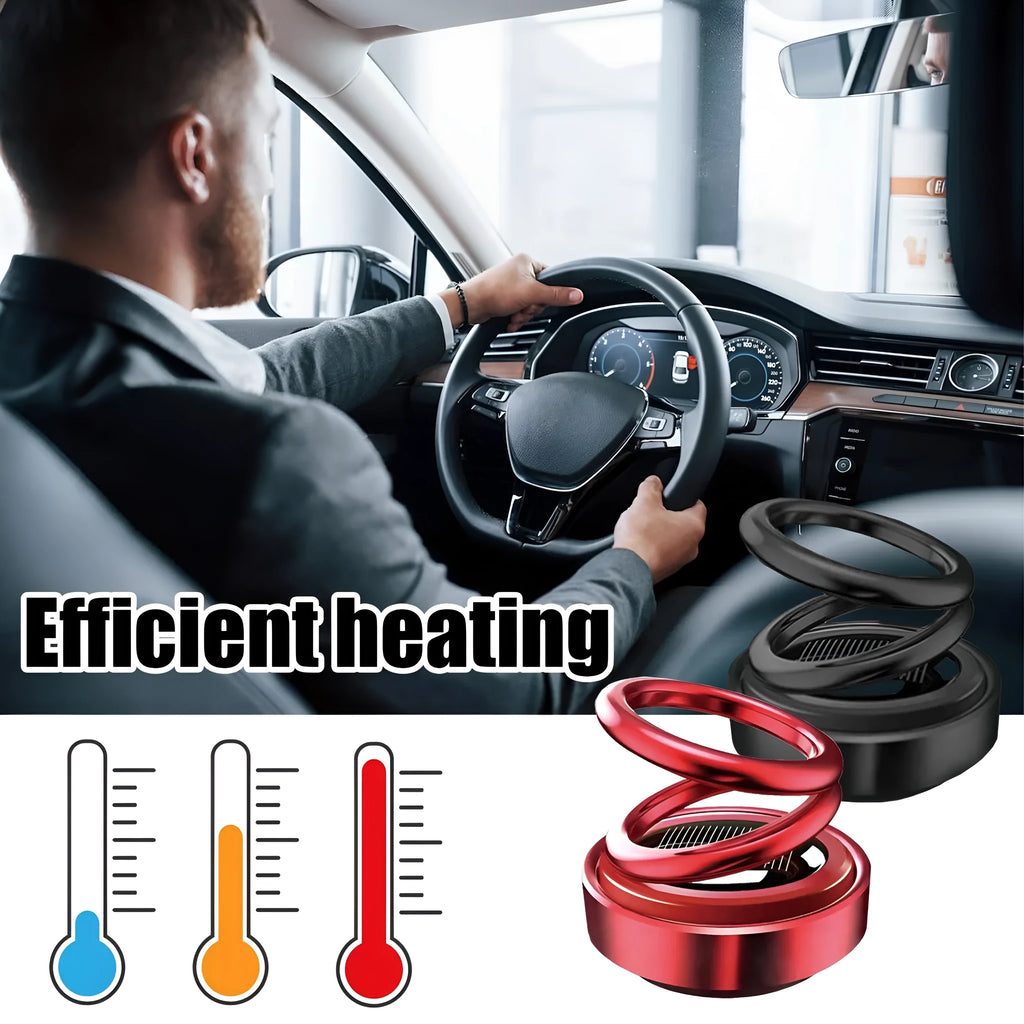 Portable miniature vibration radiator in black colour for car dashboard heat dissipation