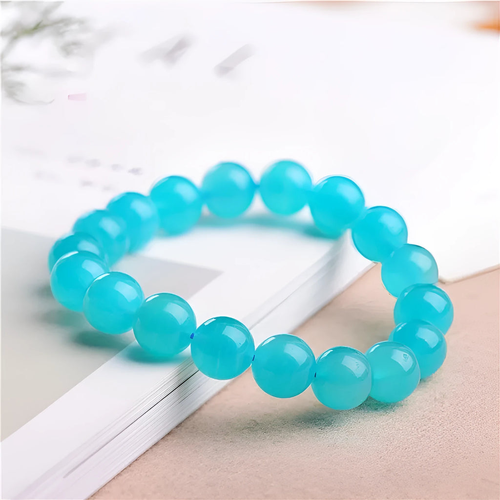 7A grade Amazonite natural stone scattered beads in various sizes from 6mm to 13mm with polished surfaces