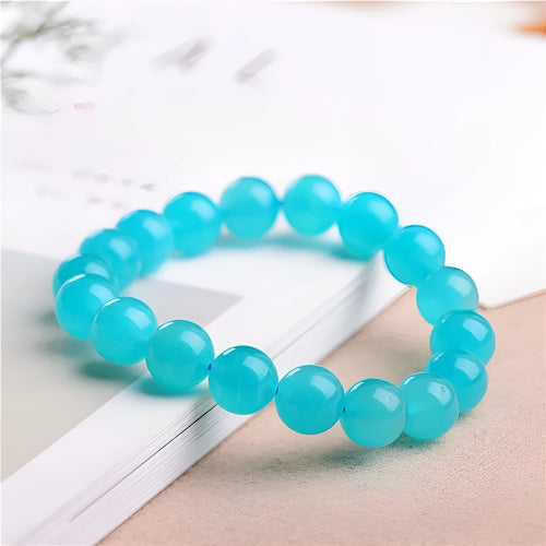 7A grade Amazonite natural stone scattered beads in various sizes from 6mm to 13mm with polished surfaces