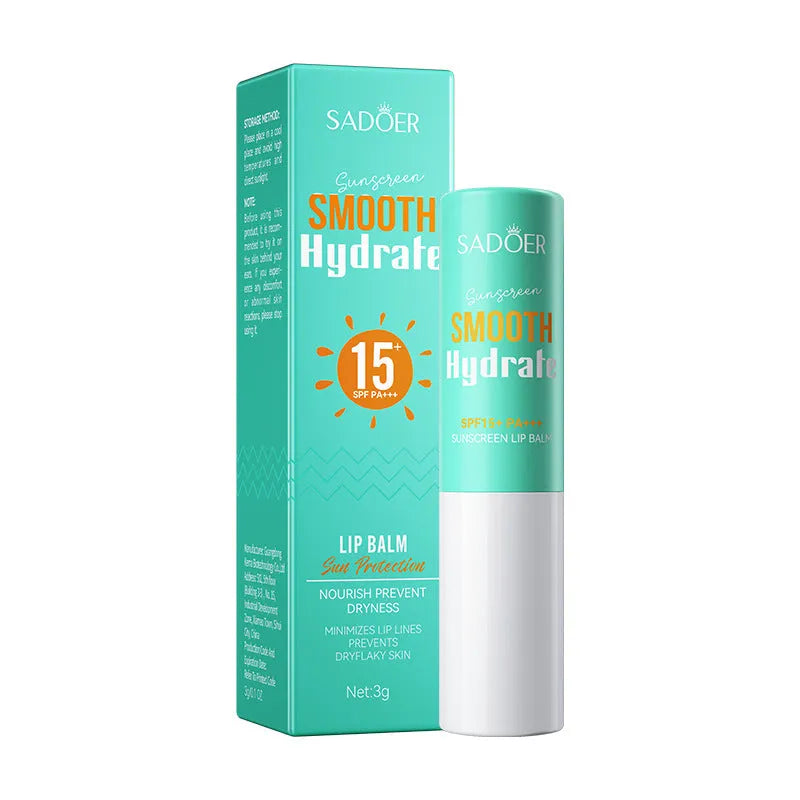 Anti-chapped moisturising lipstick in a choice of hyaluronic acid, vitamin E, UV protection, and flavoured variants
