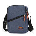 Oxford cloth ultra-light crossbody commuter bag in silver grey, black, or navy blue.
