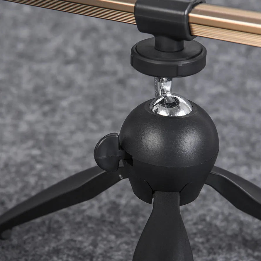 Aluminium alloy ice fishing rod holder bracket with tripod stand for small fishing rods