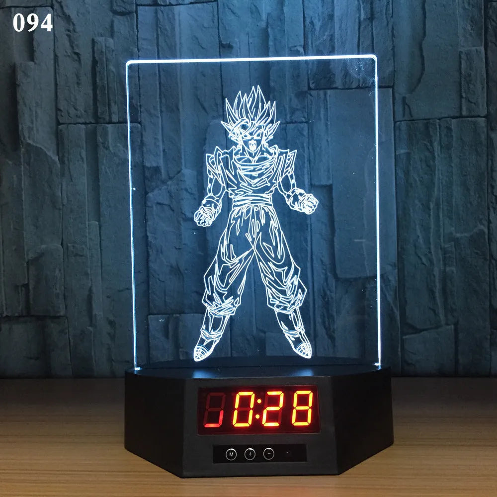 Blue dolphin 3D LED night light on a table with remote control
