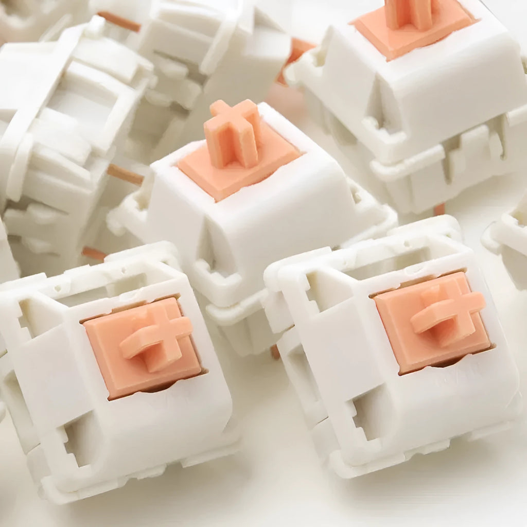 Panda Shaft mechanical keyboard switch with clear housing for DIY keyboard projects