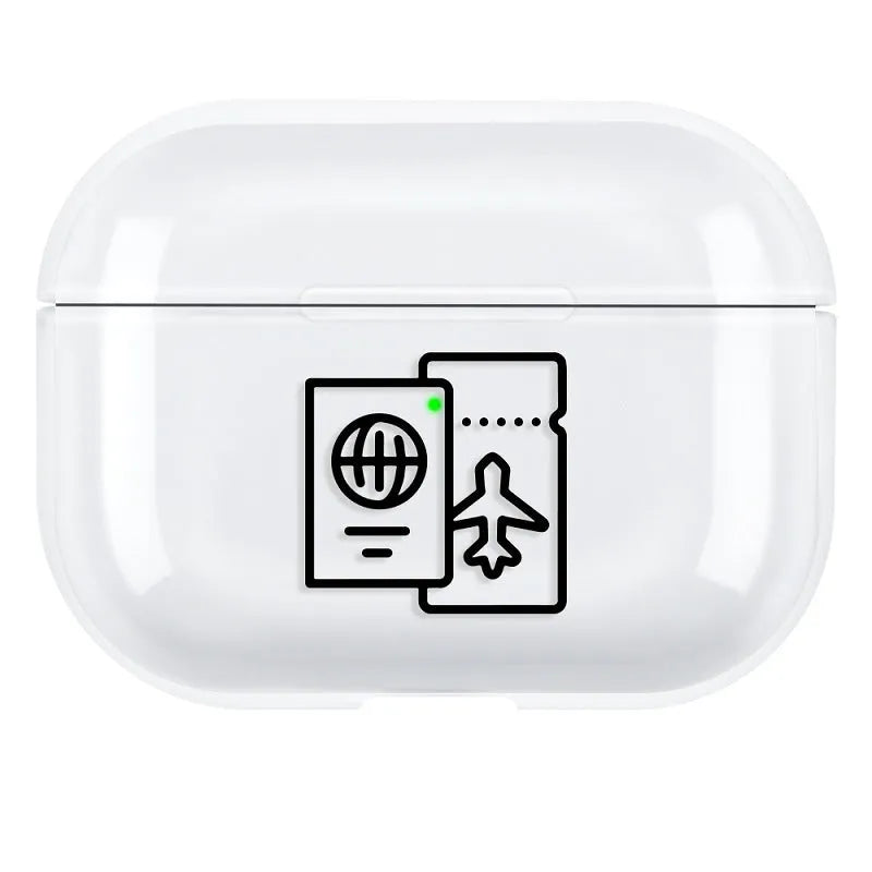 Solid colour PC protective shell cover for Apple AirPods Pro 3 charging case