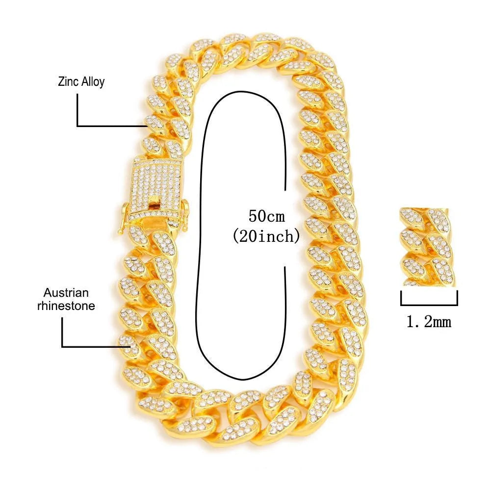 Square dial Roman numeral quartz watch with black mesh band and matching bracelet and necklace jewellery set