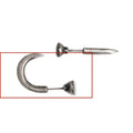 S925 sterling silver nail stud earrings in straight and curved punk styles