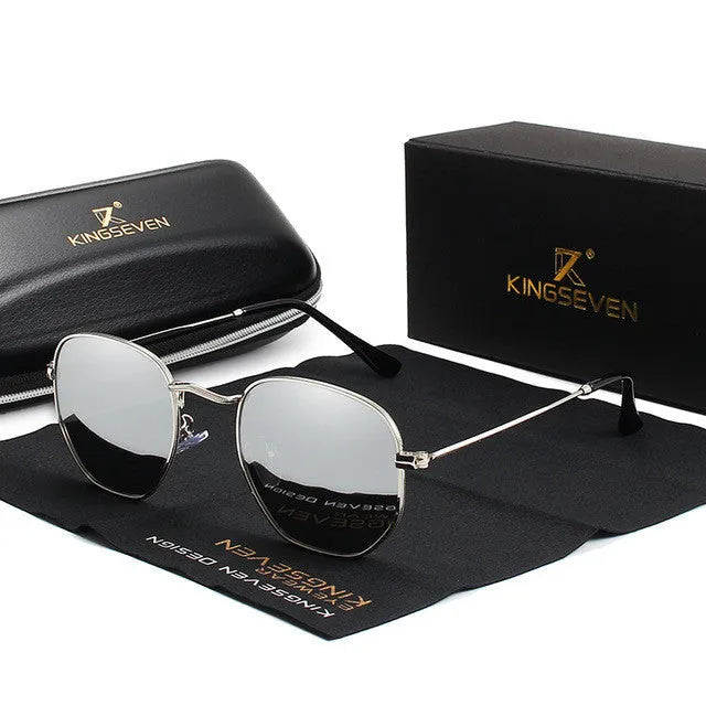 Classic round-frame retro sunglasses for men in multiple colour options with UV protection lenses