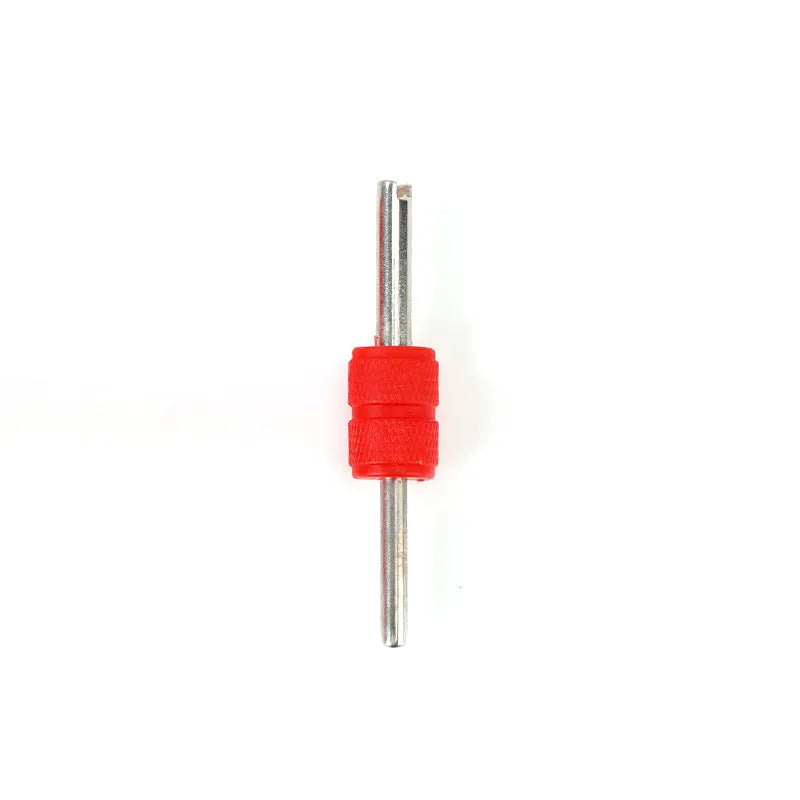 Single-head aluminium alloy twist valve wrench tool in one of three colour styles.