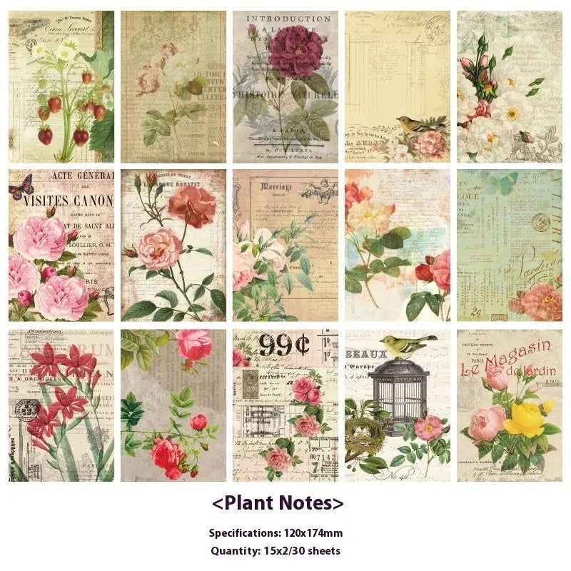 Retro literary notebook with classical letters in A5 size showing six vintage colour options
